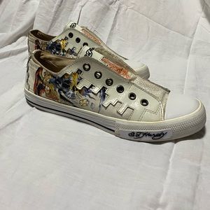 Ed Hardy skull wings slip on